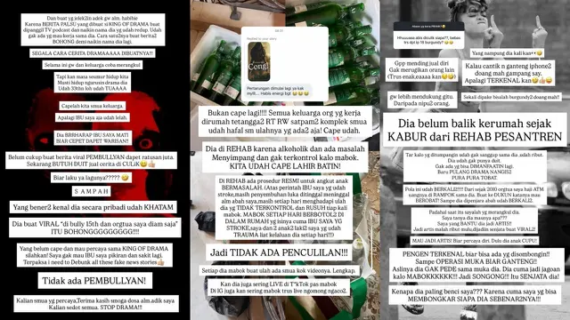 Postingan klarifikasi Gamyla Ashab