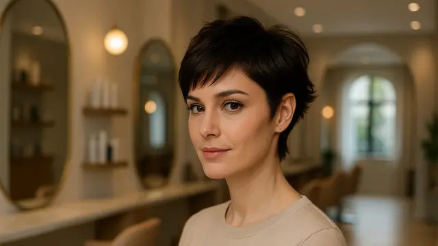 Rambut Model Butterfly Pendek untuk Wanita Karier Usia 30an