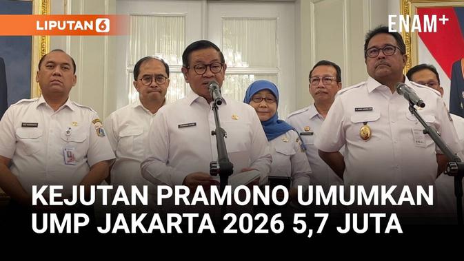 Kejutan! Pramono Umumkan UMP Jakarta 2026 Naik 6,17 Persen Menjadi Rp5,729 Juta