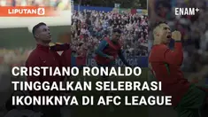 Cristiano Ronaldo, legenda Manchester United, ubah selebrasi gol ikoniknya. Alih-alih melakukan gerakan khasnya, ia memilih memberikan penghormatan emosional