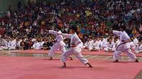 Kejuaraan karate Piala Kapolres Nganjuk. (Ist)