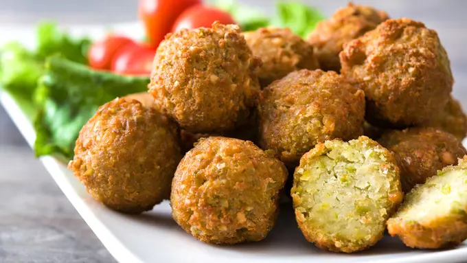 gorengan kacang hijau Falafel