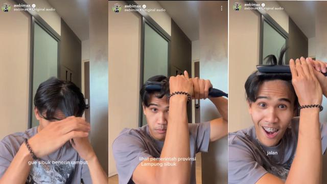 Begini Cara Bima Yudho Saputro alias Awbimax Reborn Menyindir Pemerintah Provinsi Lampung yang Sibuk Membenarkan Jalan, Eh, Presiden Jokowi Malah Lewat Jalan Rusak di Lampung Sisi Lainnya (instagram/awbimax)