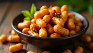 Resep Kacang Pedas Daun Jeruk yang Renyah dan Gurih