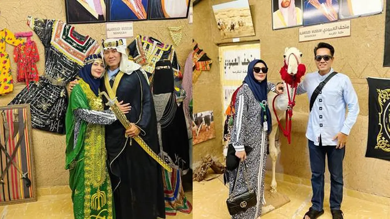 Seru Main Ke Museum, Ini 7 Potret Juliana Moechtar dan Suami saat di Mekah