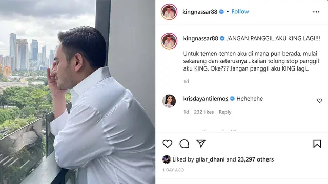 Ini Dia Alasan Nassar Posting "Jangan Panggil Aku King!"