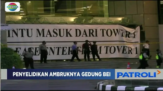 Usai oleh TKP di Gedung BEI, kini polisi tengah melakukan pengujian di laboratorium forensik.