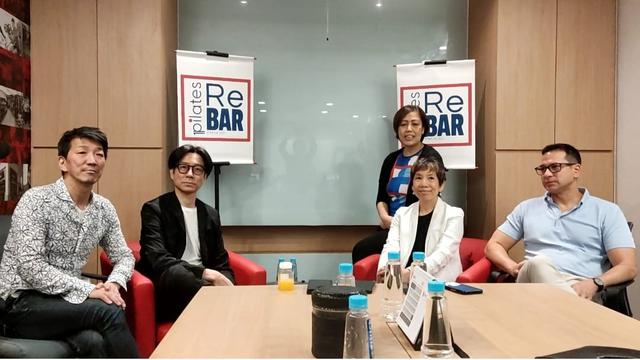 Ari Wibowo menghadiri pembukaan studio keenam Pilates Re Bar