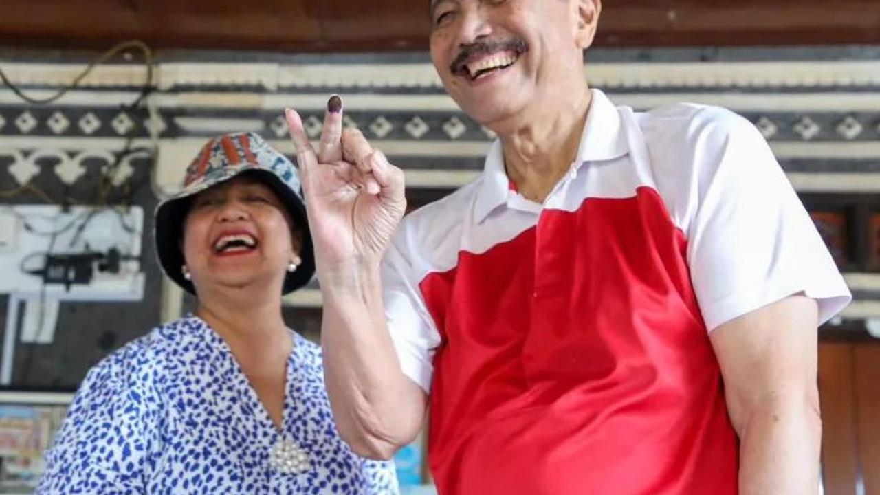 Luhut Binsar Pandjaitan dan Istri