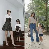 Melalui laman instagramnya, istri Raditya Dika kerap membagikan momen kebersamaan dengan anak perempuannya, Alea. [Instagram/anissaaziza]