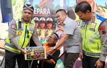 Kakorlantas Perkuat Kedekatan Polri dengan Masyarakat di Jepara Melalui Program Polantas Menyapa
