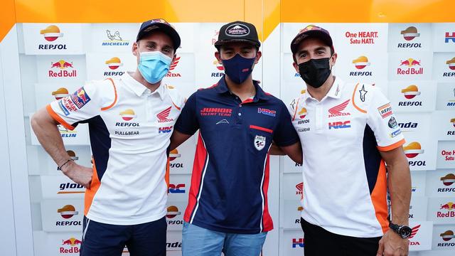 Mario Suryo Aji, Pol Espargaro, Marc Marquez