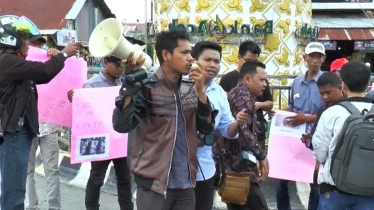 Aksi demo kasus pembunuhan Jamal Ahmad Khashoggi