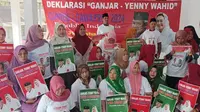 Komunitas Bangjo Malang Raya deklarasi dukungan untuk Ganjar Pranowo-Yenny Wahid pada Pilpres 2024. (Istimewa)