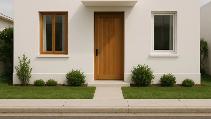 Model Rumah Sederhana di Pinggir Jalan