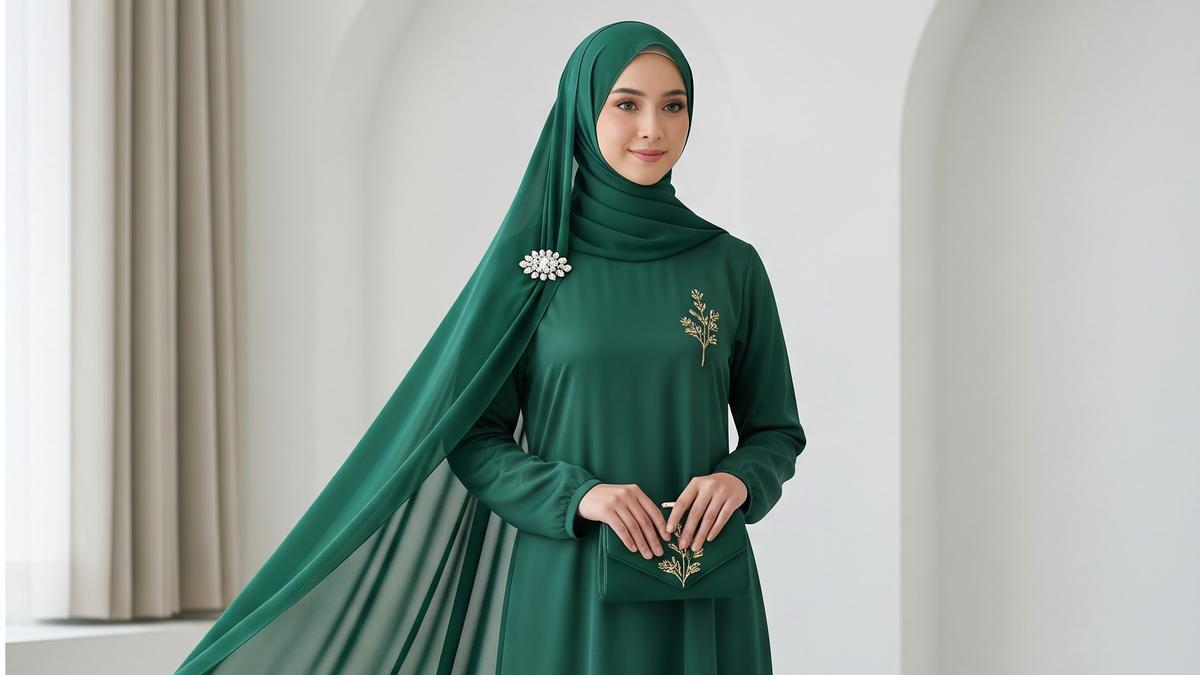 7 Mix and Match Hijab dan Gamis Syar’i agar Tampil Kalem Tapi Berkelas di Berbagai Acara
