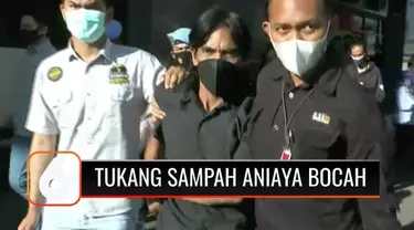 Seorang bocah berusia 7 tahun dianiaya tukang sampah di salah satu toko swalayan, di Karawang, Jawa Barat. Akibat penganiayaan tersebut, korban mengalami luka lebam di bagian mata dan lutut.