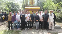 Yayasan KEHATI meresmikan Tugu Kalpataru di Taman Herbal Kebun Tanaman Obat (KTO) Sari Alam. (Liputan6.com/ ist)