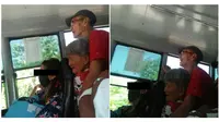 Kakek dan nenek ini berdiri di bis bikin miris. (Sumber: elitereaders)