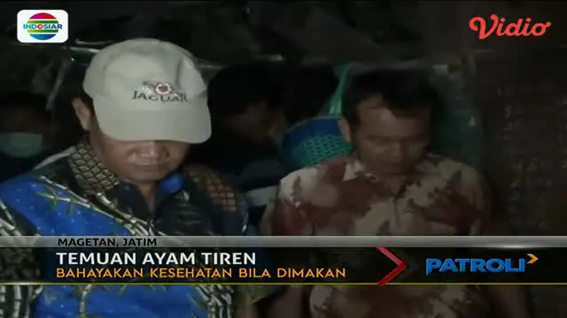 Polisi Resor Magetan, Jawa Timur, menggerebek tempat pengolahan ayam tiren.