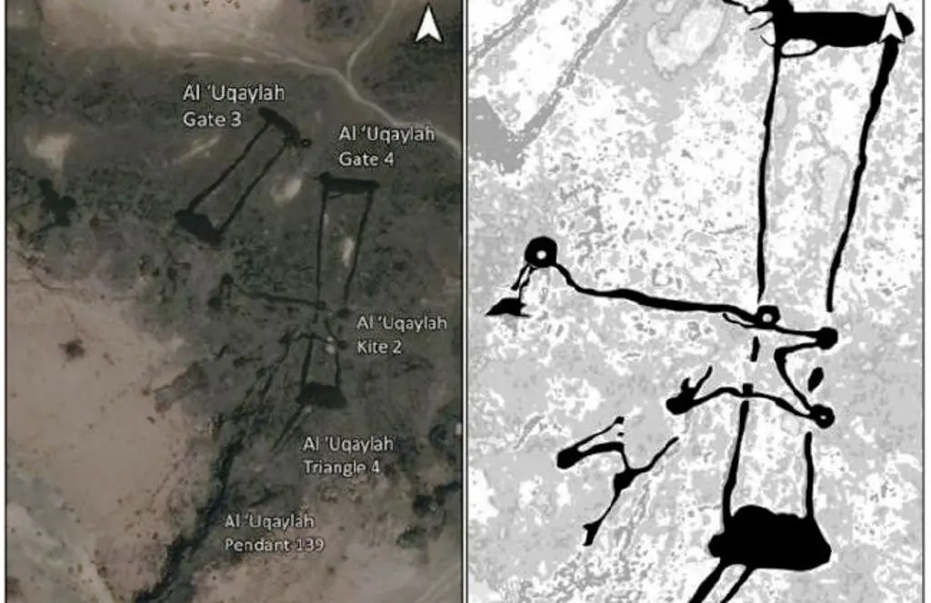 Struktur kuno lain juga ditemukan di area vulkanik Harrat Khaybar, Arab Saudi ( Pictures: D. Kennedy, Arabian Archaeology and Epigraphy)