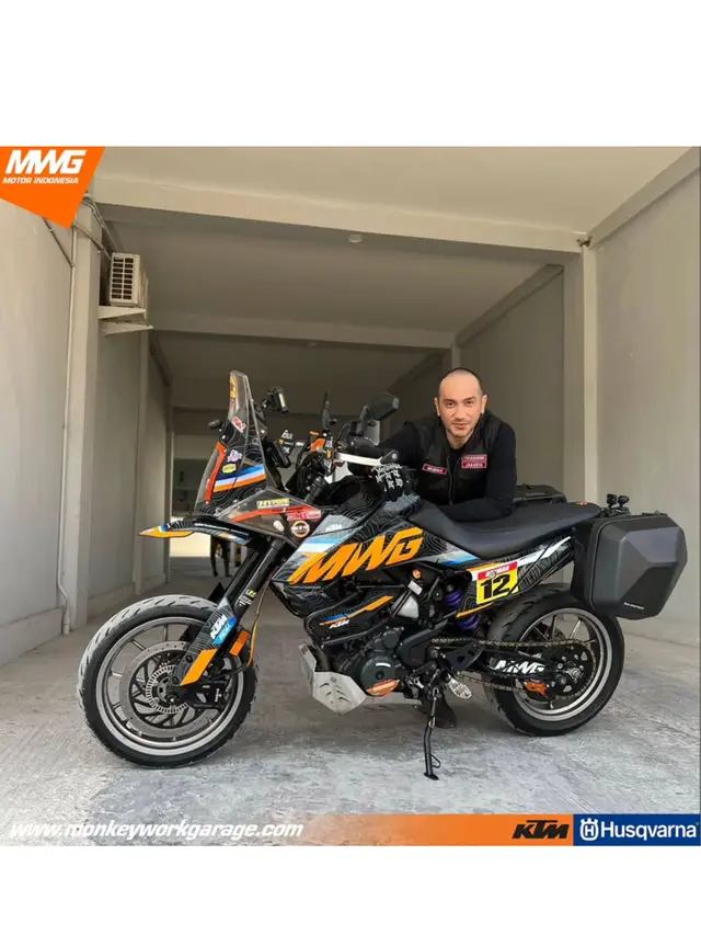 Potret Gary Iskak yang Memang Suka Motoran dan Touring (Foto: Dok. Gary Iskak)