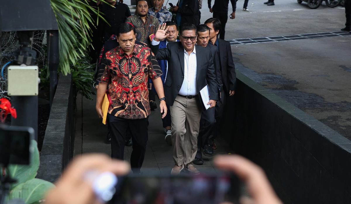 Hasto Kristiyanto diperiksa KPK