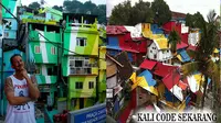Kota Favela sebuah kota dengan padat penduduk yang berada di Brasil, Wilayah Suburban Rio de Janerio ini memiliki ciri khas penuh warna 
