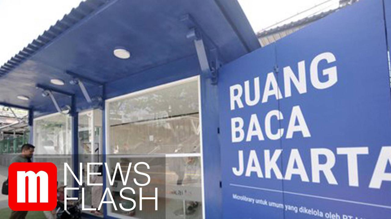 VIDEO: Menengok Ruang Baca di Stasiun MRT Jakarta