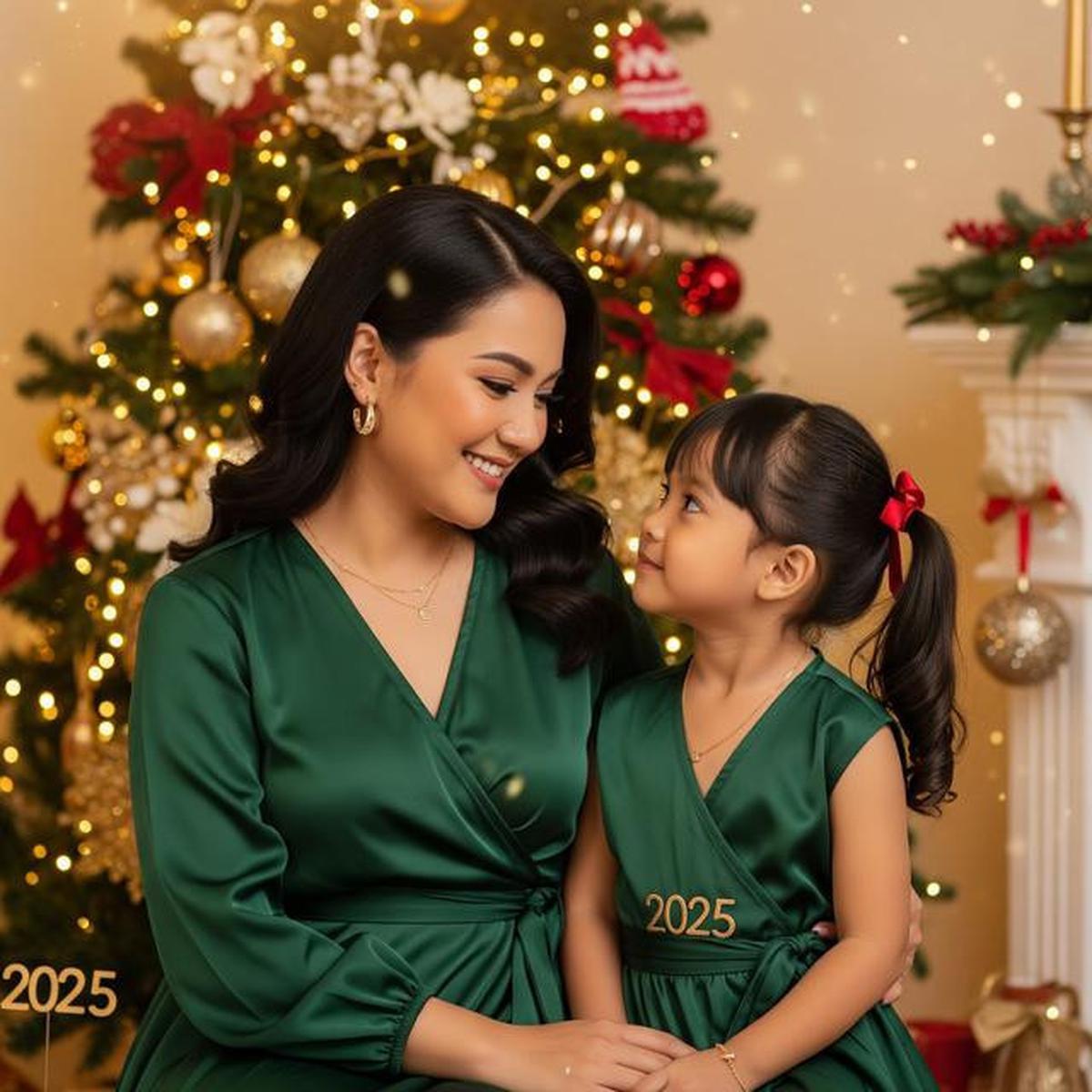 7 Rekomendasi Dress Natal Hijau 2025 dengan Potongan Elegan untuk Semua Usia