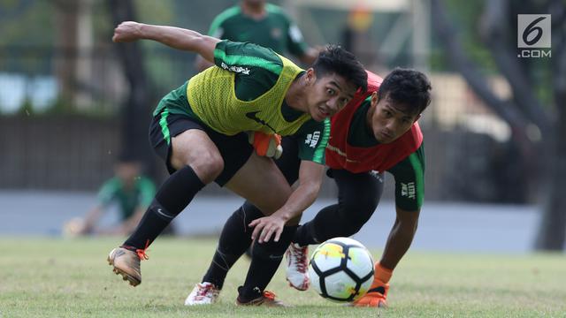 Laga Internal, Timnas Indonesia U-19 Matangkan Pola Permainan