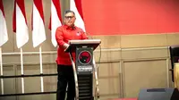 Sekjen DPP PDIP Hasto Kristiyanto membuka Rapat Koordinasi (Rakor) Pemenangan Pileg dan Pilpres Pemilu 2024 Caleg DPR RI dan Kepala Daerah Serta Wakil Kepala Daerah Se-Jawa Timur. (Foto: Dokumentasi PDIP).