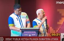 Lampu Pocong & Private Jet Bikin Heboh Debat Pilkada Sumut, Bobby Nasution sampai Bisiki Wakilnya