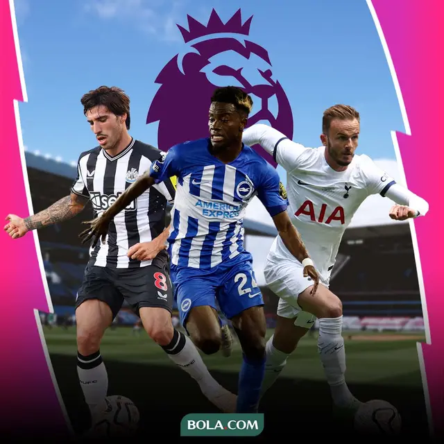 Premier League - Sandro Tonali, Simon Adingra, James Maddison
