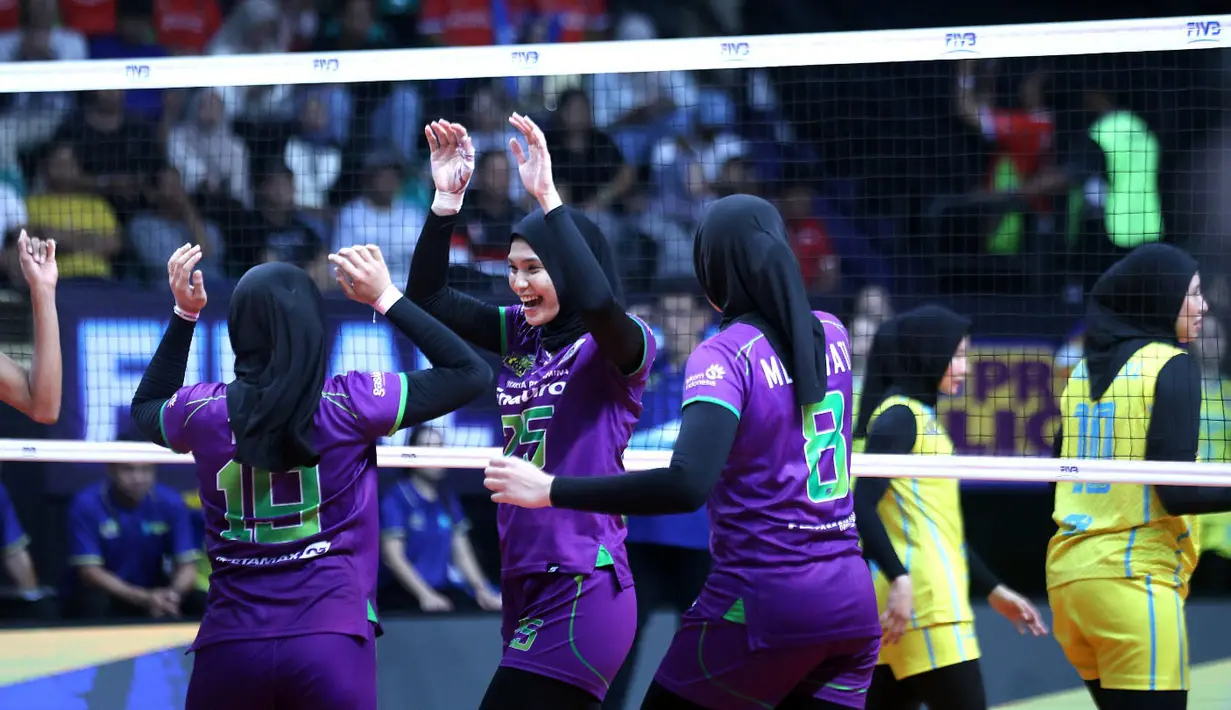 Manajer tim JPE Widi Triyoso mengakui pertandingan hari ini tidak mudah. Ia juga menjelaskan di JPE punya pemain kunci Voronkova, Megawati, dan Wilma Salas. (Dok. PBVSI)