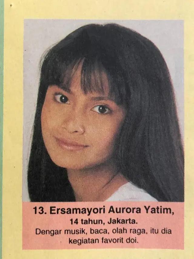 6 Potret Lawas Ersa Mayori Jadi Model Cover Majalah, Juara 1 GADIS Sampul 1993