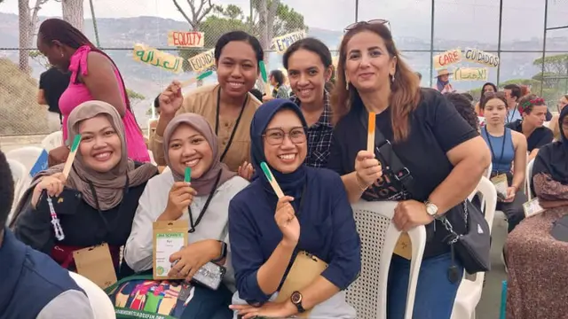 Inspiratif, Begini Aksi Lima Pemuda Indonesia dalam Suarakan Isu Perubahan Iklim di Lebanon. Foto: Koalisi VCA Indonesia.