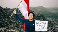 Jerhemy Owen daki TPA Bantar Gebang (Istimewa)