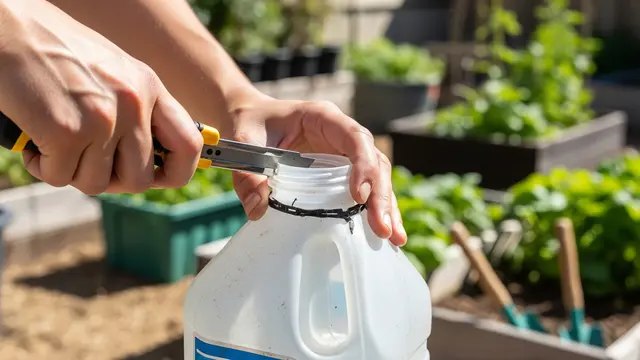 Cara Membuat Kebun Pangan Keluarga dari Galon Bekas/AI Generated