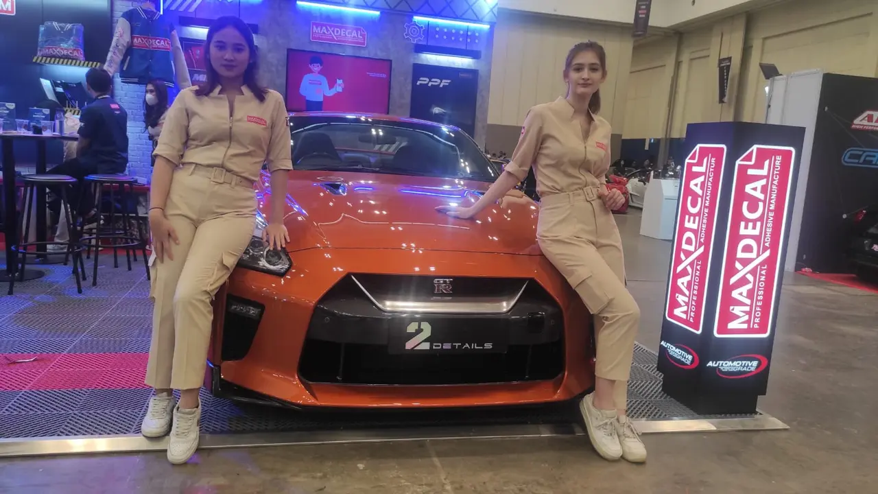 Maxdecal Bawa Stiker Mobil yang Mirip dengan Cat Asli (Arief A/Liputan6.com)