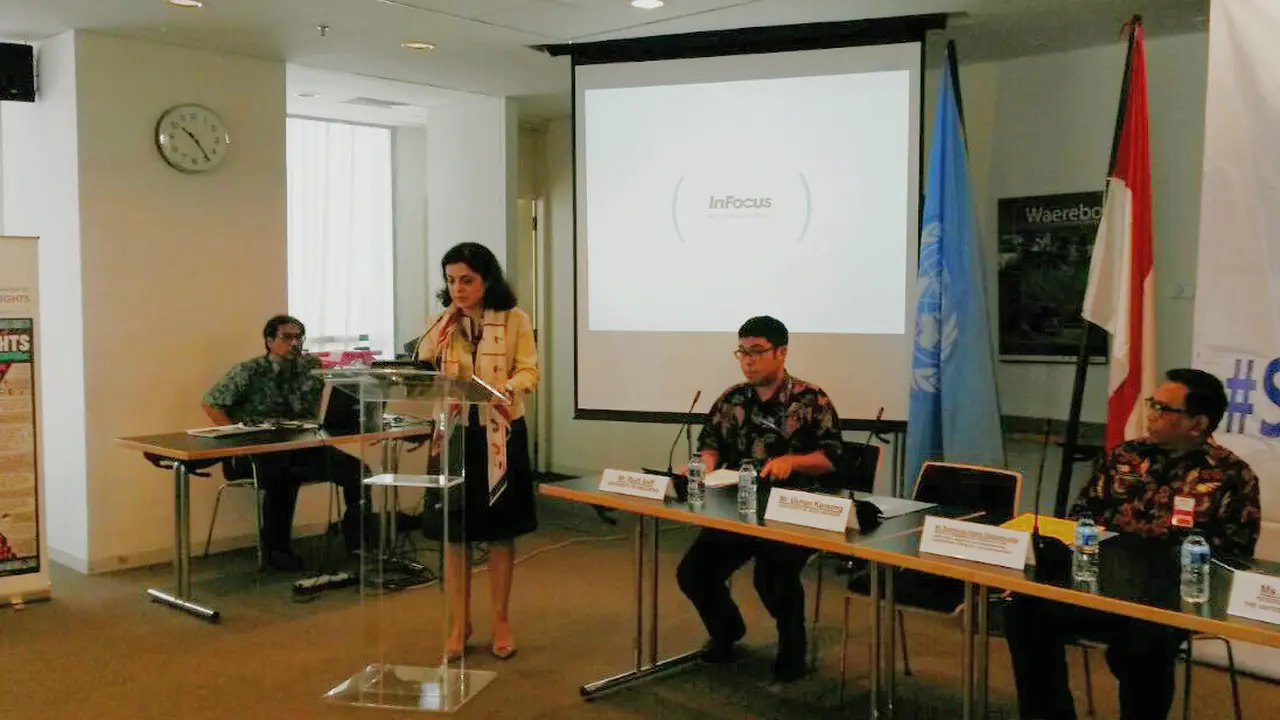 Perwakilan Tetap Sekretariat Jenderal PBB untuk Indonesia, Anita Nirody.