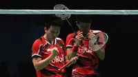 Ganda campuran Indonesia Tontowi Ahmad/Liliyana Natsir lolos ke final Malaysia Open Super Series Premier 2016. (Liputan6.com/Humas PP PBSI)