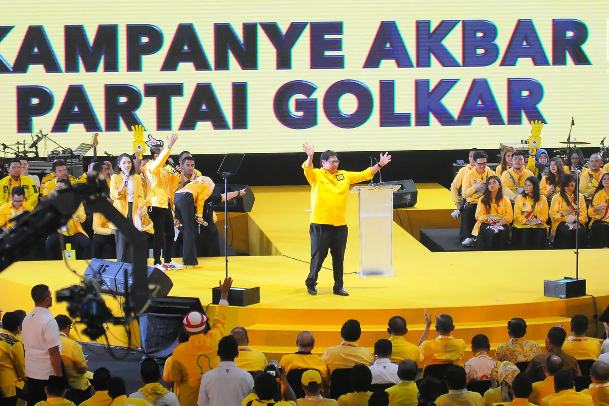 Ribuan Kader Hadiri Kampanye Akbar Partai Golkar di Istora Senayan