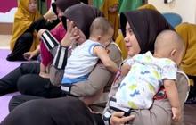 Viral Momen Polwan Kunjungi Panti Asuhan Balita di Semarang, Penuh Haru