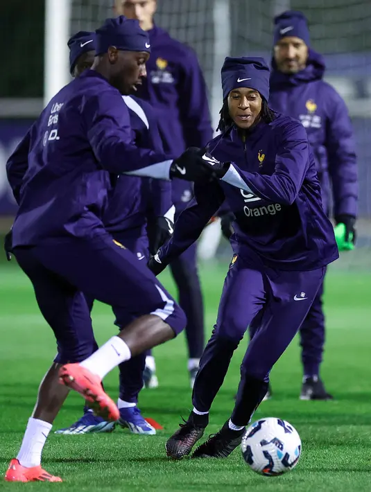 Saat ini, Les Bleus berada di posisi dua Grup 2 UEFA Nations League 2024/2025 dengan sembilan poin atau selisih satu angka dengan pemuncak klasemen, Italia. (FRANCK FIFE/AFP)