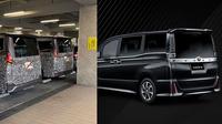 (Kiri) Toyota Voxy baru dan (Kanan) Toyota Voxy saat ini. (Twitter/Nami_tt8s - Toyota)
