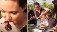 Bukan Hanya Berani Makan, Angelina Jolie Juga Jago Masak Serangga. Souce: The Indian Express