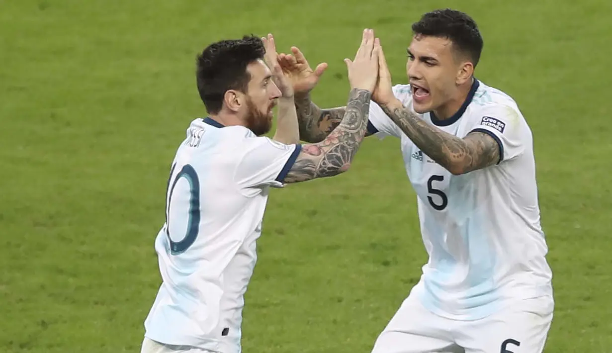 Tim Tango akan tampil habis-habisan untuk mewujudkan impian mereka meraih gealr Copa America. (AP/Ricardo Mazalan)