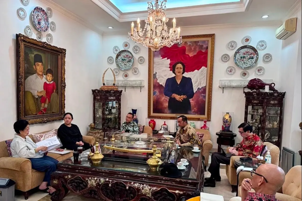 Ketua Harian DPP Partai Gerindra Sufmi Dasco Ahmad mengunggah momen pertemuannya dengan Ketua Umum PDIP Megawati Soekarnoputri lewat akun Instagram pribadinya @sufmi_dasco, pada Kamis (5/6/2025). (Instagram)