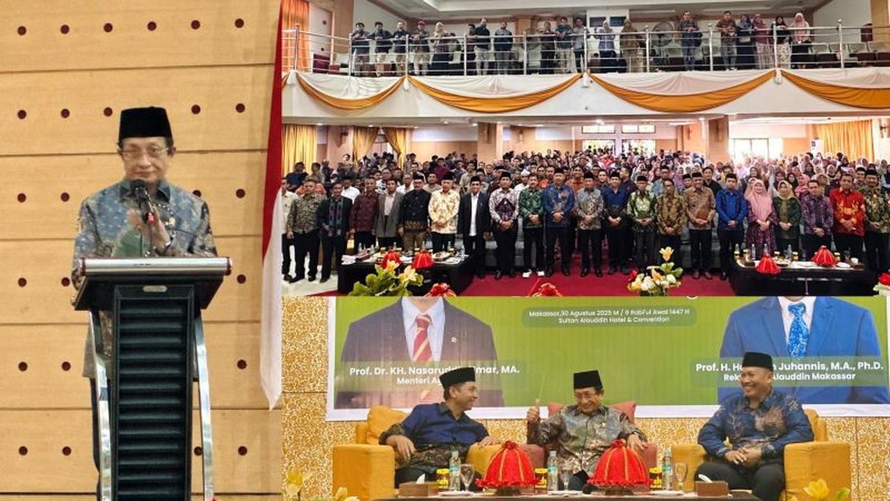 Menag Nasaruddin Umar: UIN Alauddin Makassar Jadi Lokomotif Peradaban Islam Modern, Mengapa Penting?